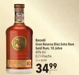 Citti Bacardi Gran Reserva Diez Extra Rare Gold Rum, 10 Jahre tilbud