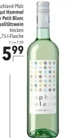 Citti Weingut Hammel Sophie Helene Petit Blanc Qualitätswein tilbud