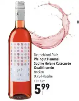 Citti Weingut Hammel Sophie Helene Rosécuvée Qualitätswein tilbud