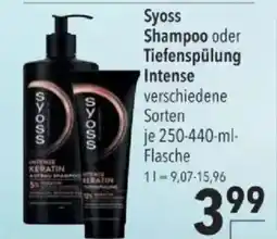 Citti Syoss Shampoo oder Tiefenspülung Intense tilbud