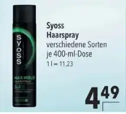 Citti Syoss Haarspray tilbud