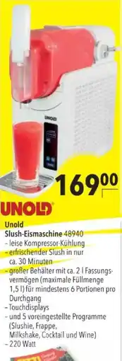 Citti Unold Slush-Eismaschine 48940 tilbud