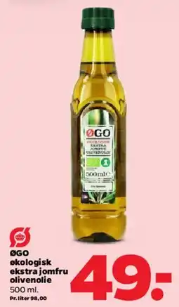 Netto ØGO økologisk ekstra jomfru olivenolie tilbud
