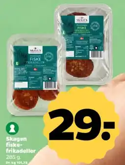 Netto Skagen fiskefrikadeller tilbud
