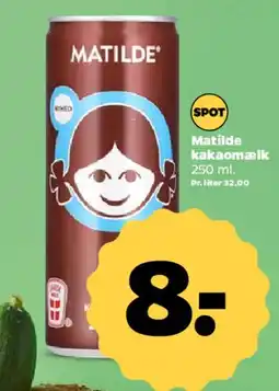 Netto Matilde kakaomælk tilbud