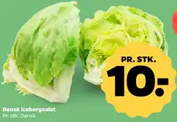 Netto Dansk icebergsalat tilbud