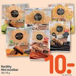 REMA 1000 Nordthy Mini müsli bar tilbud