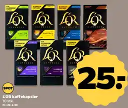 Netto L'OR kaffekapsler tilbud