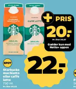 Netto Starbucks macchiato eller caffe latte tilbud
