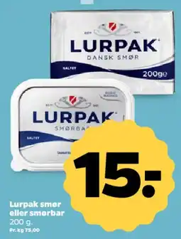 Netto Lurpak smør / smørbar tilbud