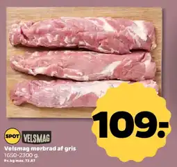 Netto Velsmag mørbrad af gris tilbud