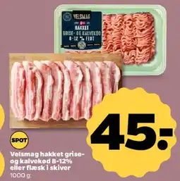 Netto Velsmag flæsk i skiver / hakket kød tilbud