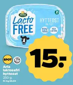 Netto Arla Lacto Free hytteost tilbud