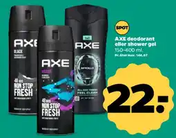 Netto AXE deodorant eller shower gel tilbud