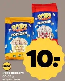 Netto Popz popcorn tilbud