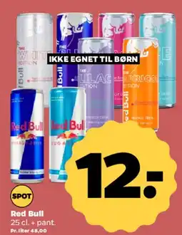 Netto Red Bull 25 cl tilbud