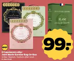 Netto Il Capolavoro eller Jean Marie Garnier Bag-in-Box tilbud