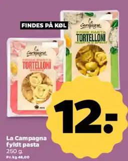 Netto La Campagna fyldt pasta tilbud