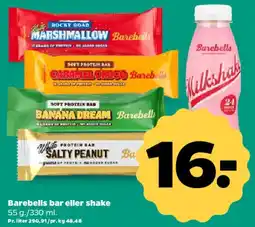 Netto Barebells bar eller shake tilbud