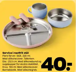 Netto Service i rustfrit stål tilbud