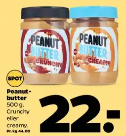 Netto Peanut butter 500 g tilbud