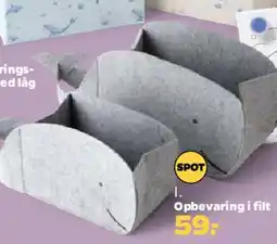 Netto Opbevaring i filt tilbud