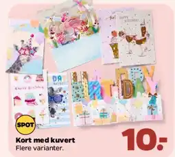 Netto Kort med kuvert tilbud