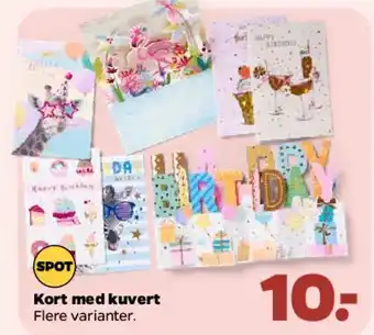 Netto Kort med kuvert tilbud