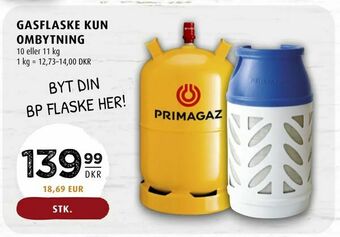 Scandinavian Park Gasflaske kun ombytning tilbud