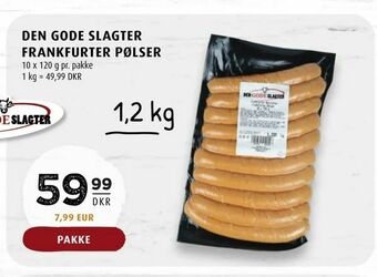 Scandinavian Park Den gode slagter frankfurter pølser tilbud