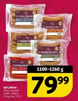Løvbjerg Gøl pølser tilbud