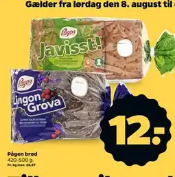 Netto Pågen brød tilbud