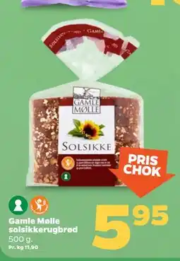 Netto Gamle Mølle solsikkerugbrød tilbud