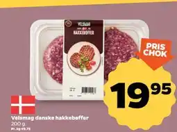 Netto Velsmag danske hakkebøffer tilbud