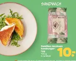Netto Familien Jacobsen hamburgerryg tilbud
