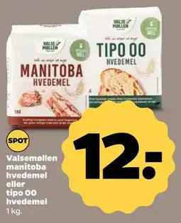 Netto Valsemøllen manitoba hvedemel eller tipo 00 hvedemel tilbud