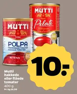 Netto Mutti hakkede eller flåede tomater tilbud