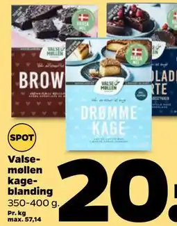 Netto Valsemøllen kageblanding tilbud