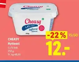 Lidl CHEASY Hytteost tilbud