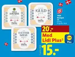 Lidl THEM Økologisk ost tilbud