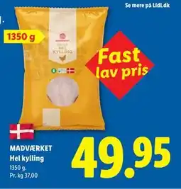 Lidl MADVÆRKET Hel kylling tilbud
