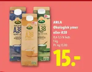 ARLA Økologisk ymer eller A38
