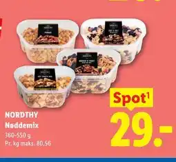 Lidl NORDTHY Nøddemix tilbud