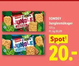 Lidl SONDEY Junglesmåkager tilbud