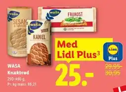 Lidl WASA Knækbrød, App-pris tilbud