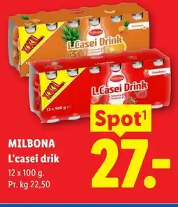 Lidl MILBONA L'casei drik tilbud