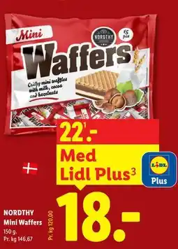 Lidl NORDTHY Mini Waffers tilbud