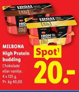 Lidl MILBONA High Protein budding tilbud