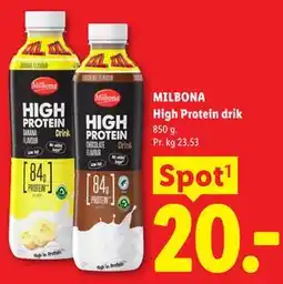 Lidl MILBONA High Protein drik tilbud