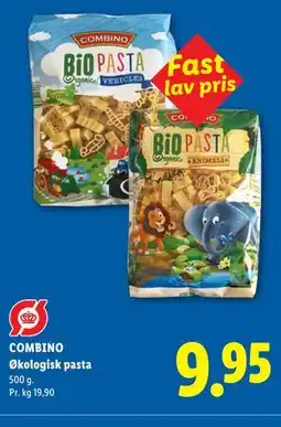 Lidl COMBINO Økologisk pasta tilbud